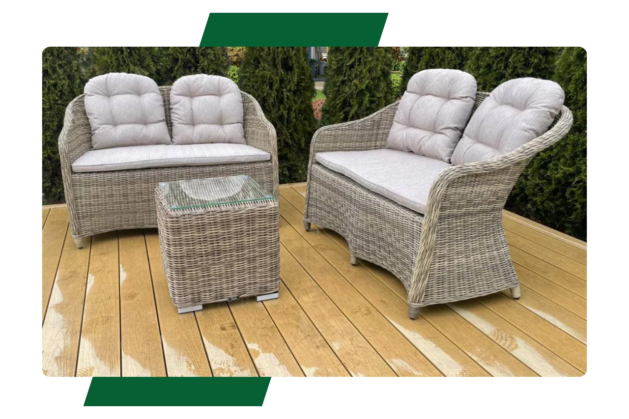 2 seater outdoor sofa Dubai