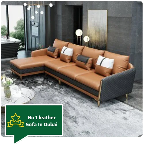 3 seater leather sofa Dubai